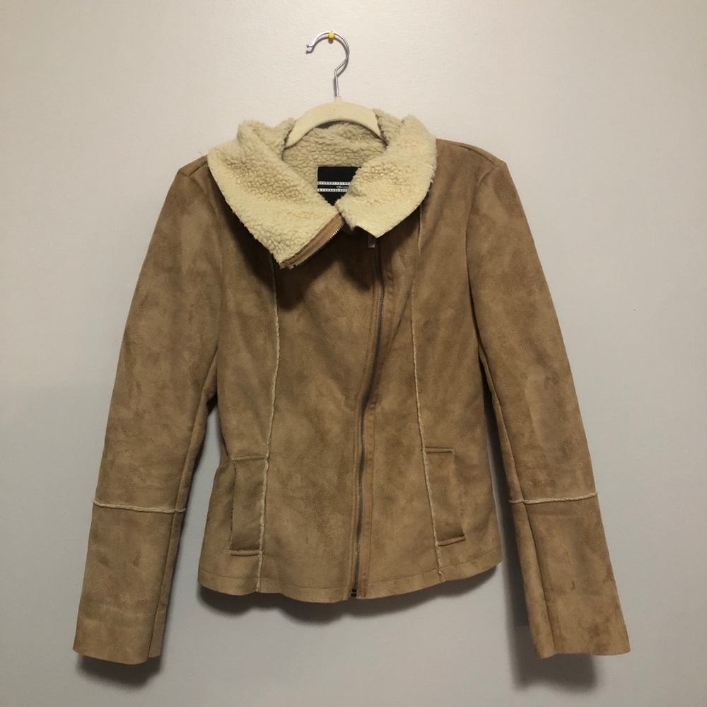 🔥 HOST PICK 🔥 Dynamite Shearling Zipper Jacket